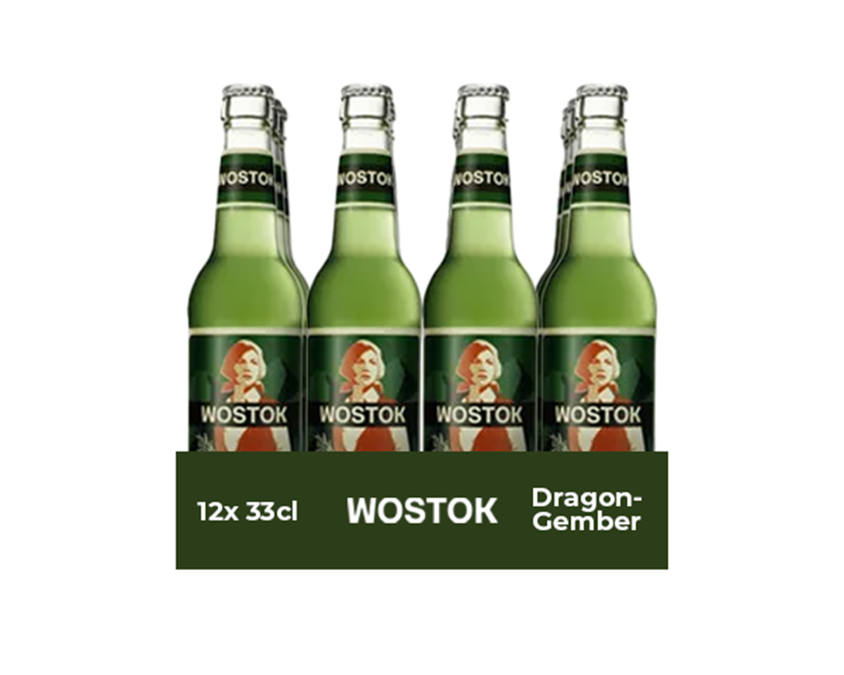 Bouteille Wostok estragon-gingembre (12x 33cl)