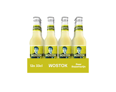 Wostok poire romarin bio bouteille (12x 33cl)