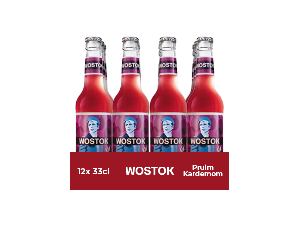 Wostok prune cardamome bouteille bio (12x 33cl)
