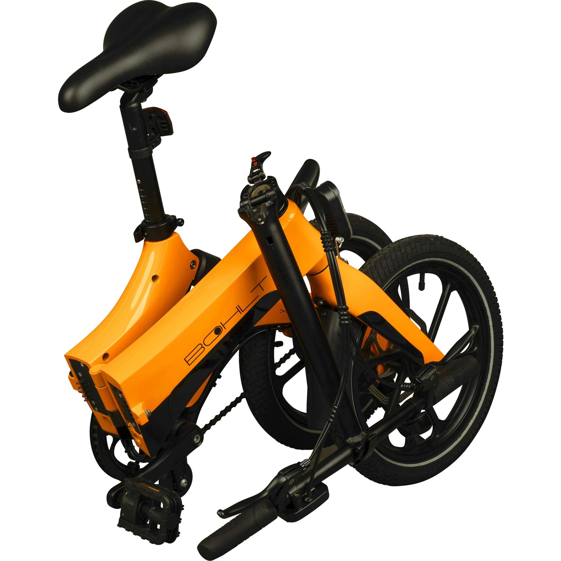 Vélo pliant électrique bohlt x160 orange