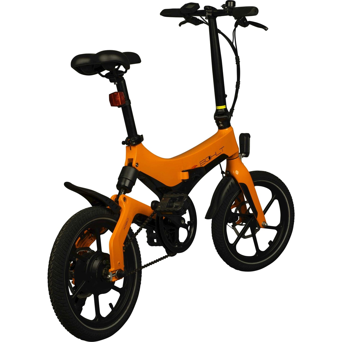 Vélo pliant électrique bohlt x160 orange