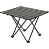 Table de camping Redcliffs métal noir 56x40x46cm