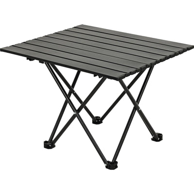 Table de camping Redcliffs métal noir 56x40x46cm