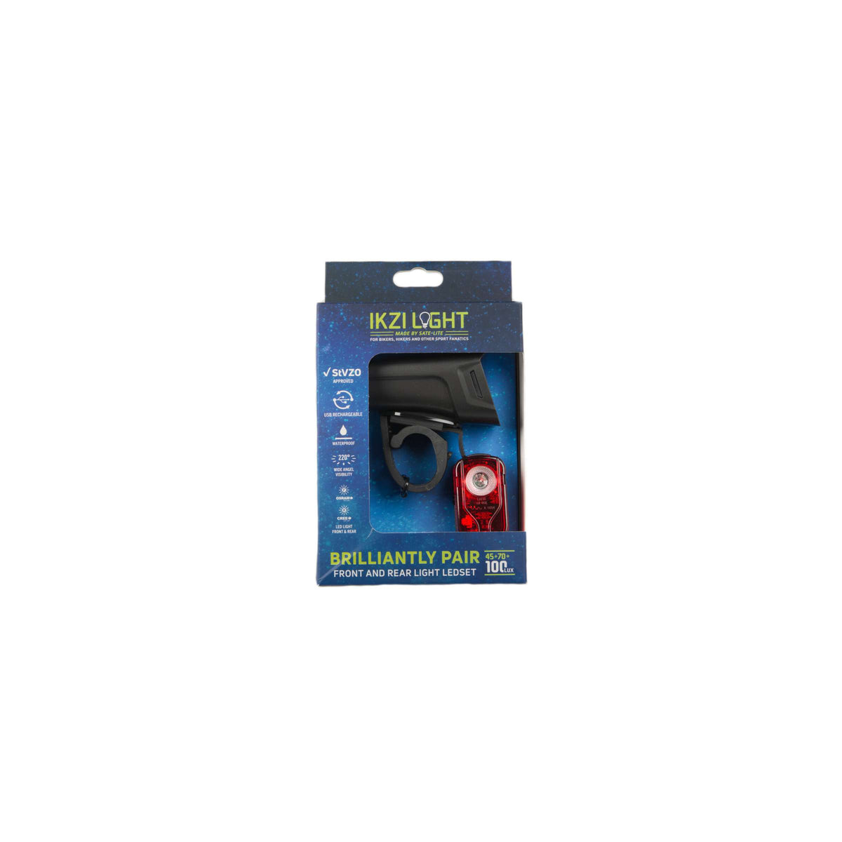 Ensemble d'éclairage IkziLight USB Sate-Lite Brilliantly Pair