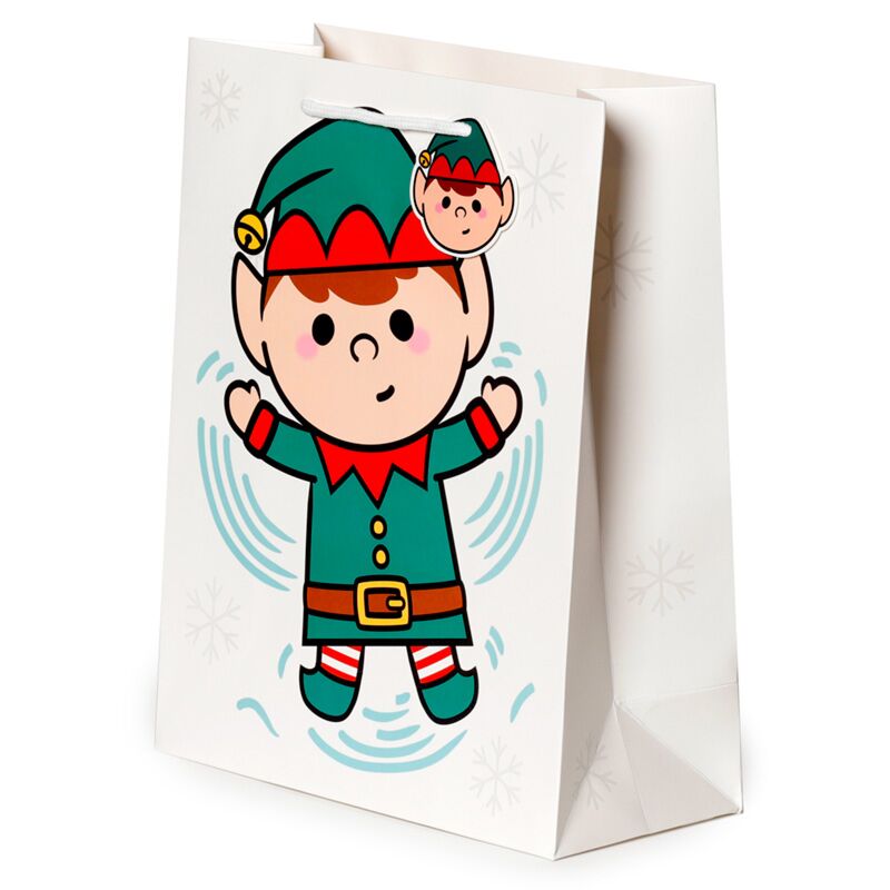 Noël festif Noël - sac cadeau grand