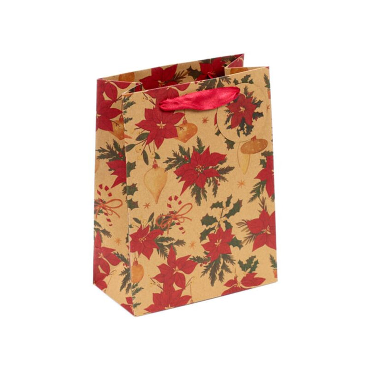 Noël botanique - Sac cadeau médium