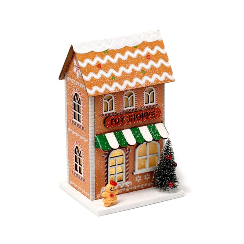 Décoration LED de la maison de Noël du jouet de gingembre