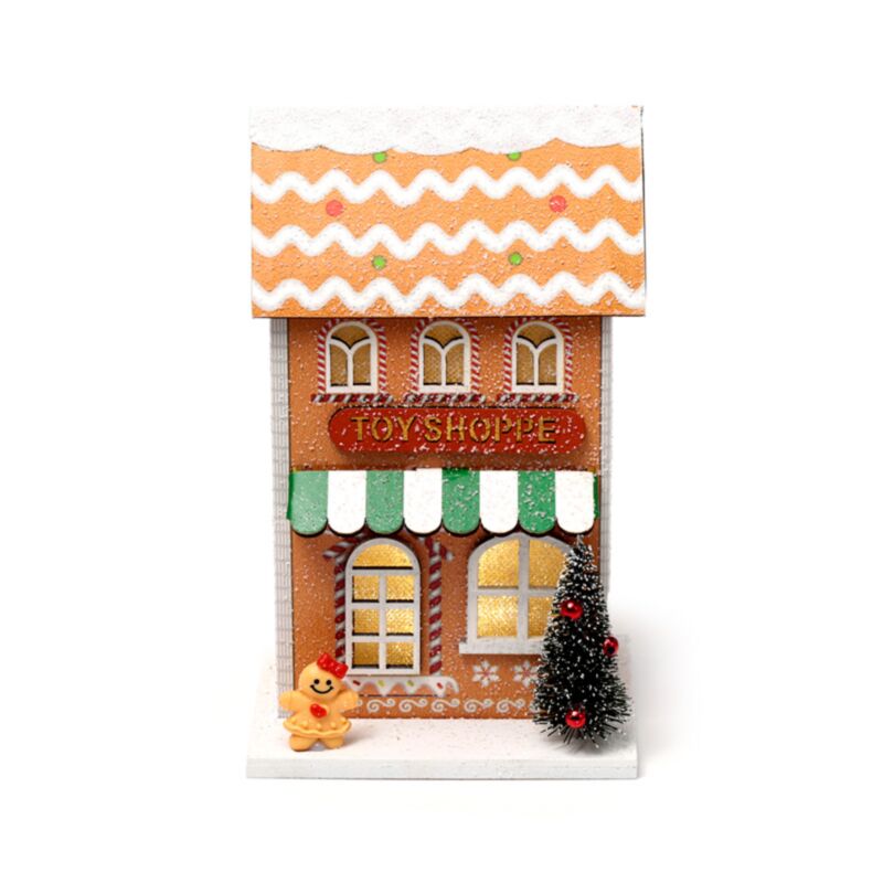 Décoration LED de la maison de Noël du jouet de gingembre