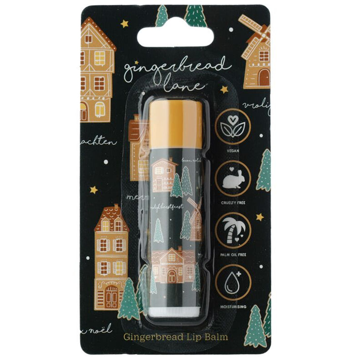 Houses de gingembre Stick à lèvres de Noël Ginger Lane - Biscuits de Noël