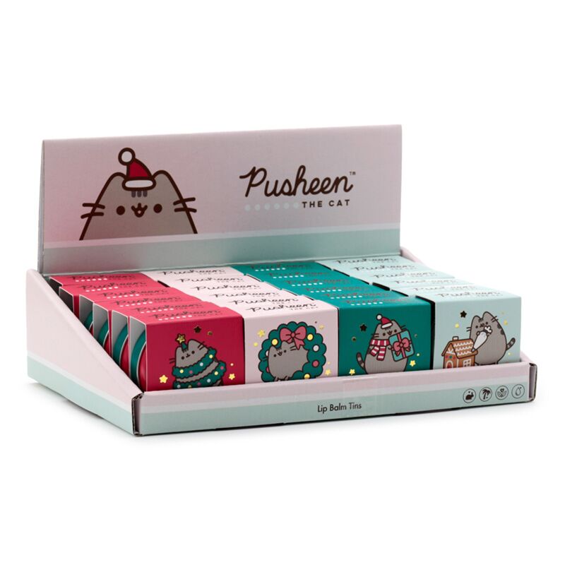 Noël 2023 Pusheen Le baume à lèvres du chat en blik