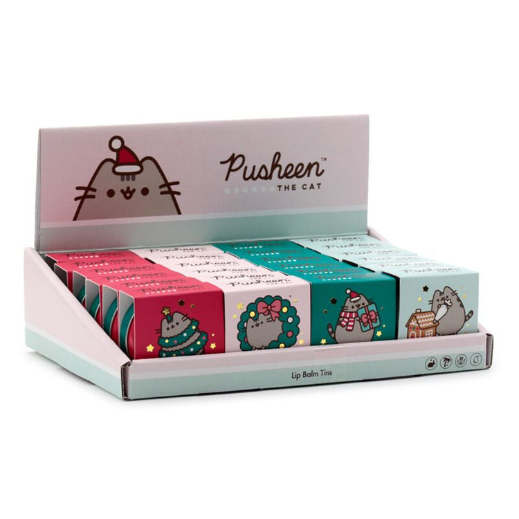 Noël 2023 Pusheen Le baume à lèvres du chat en blik