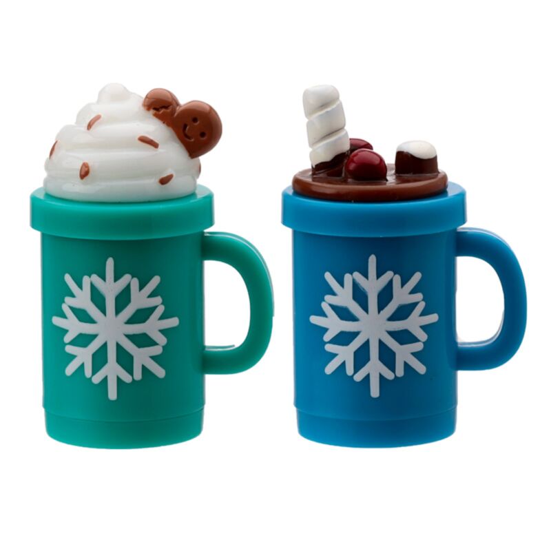 Baume à lèvres au chocolat chaud dans le support formé