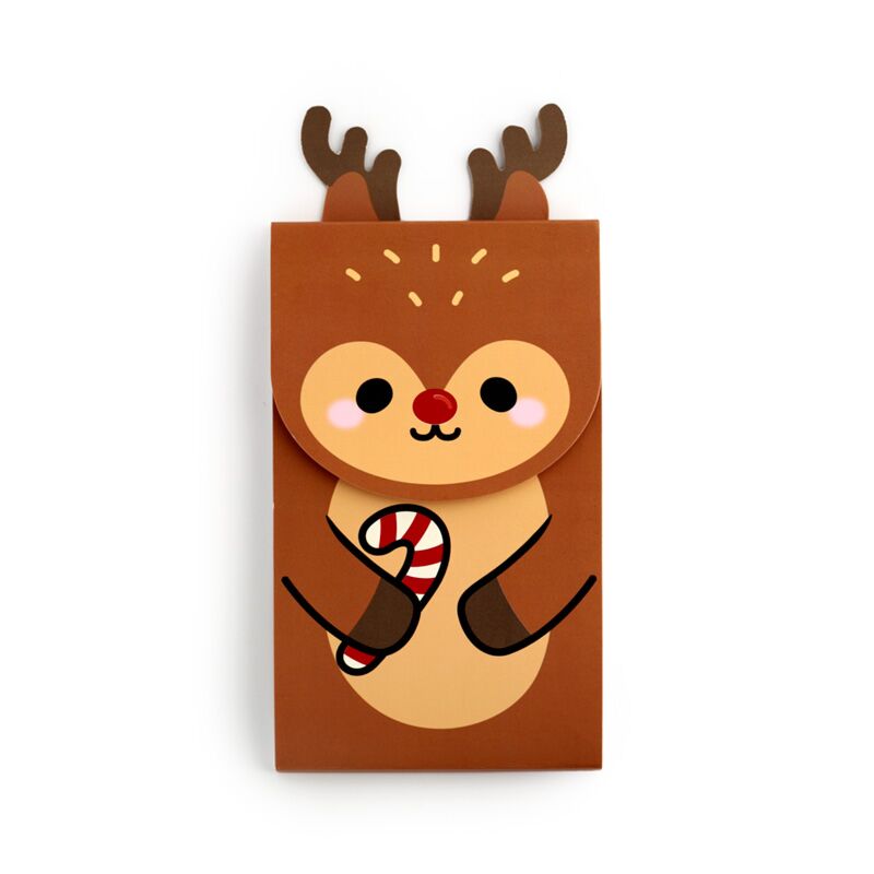 Christmas Festive Amis Rudolph Flip Open Memoblok