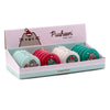 Christmas pousse le miroir de maquillage compact sur le chat
