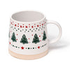 Tasse de grès arbre de Noël