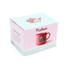 Christmas pousse la grande tasse de porcelaine de chat