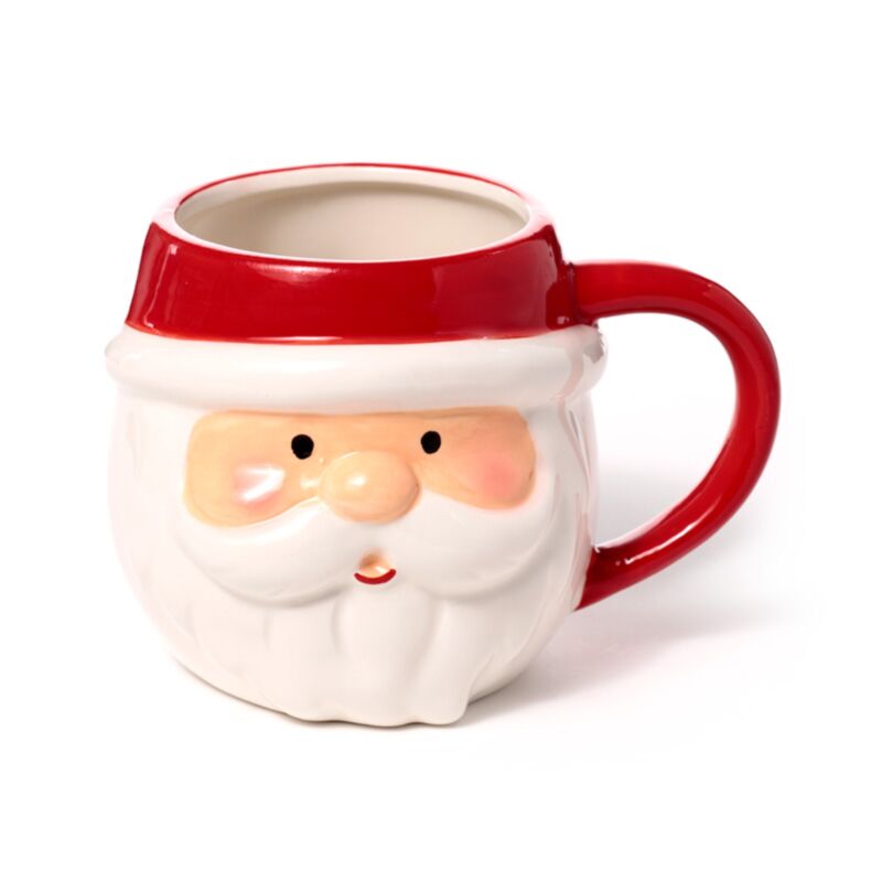 Tasse en céramique formée à la tête du père