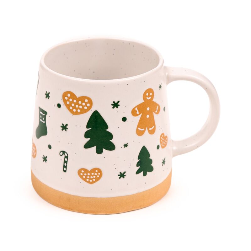 Gingerbrood Man Tapse Stoneware Mug