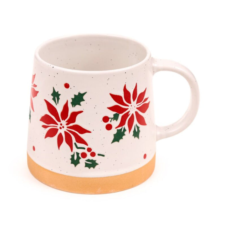 Christmas Star Plant Tapse Stoneware Tug