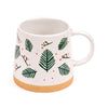 Pine Branch Berries Tapse Stoneware Mug