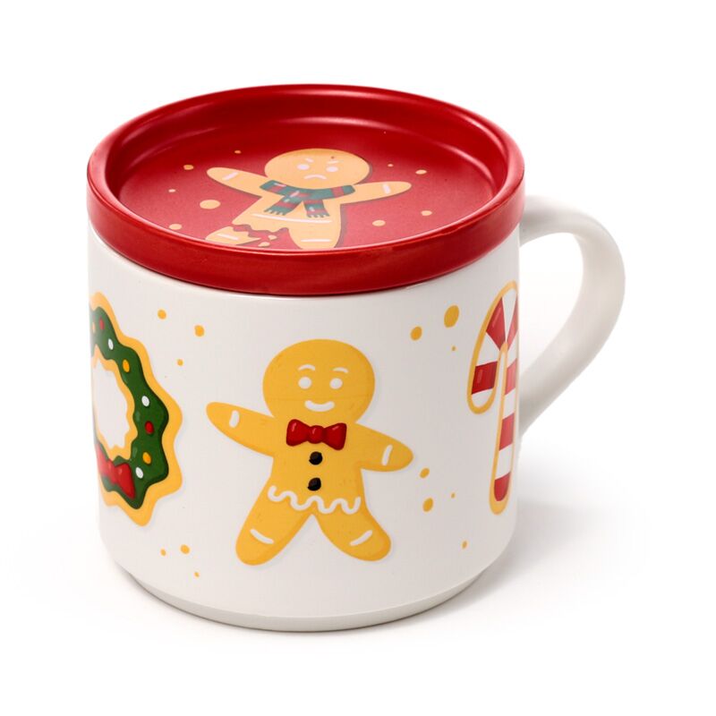 Christmas Baker Street Porcelain Mug Coaster