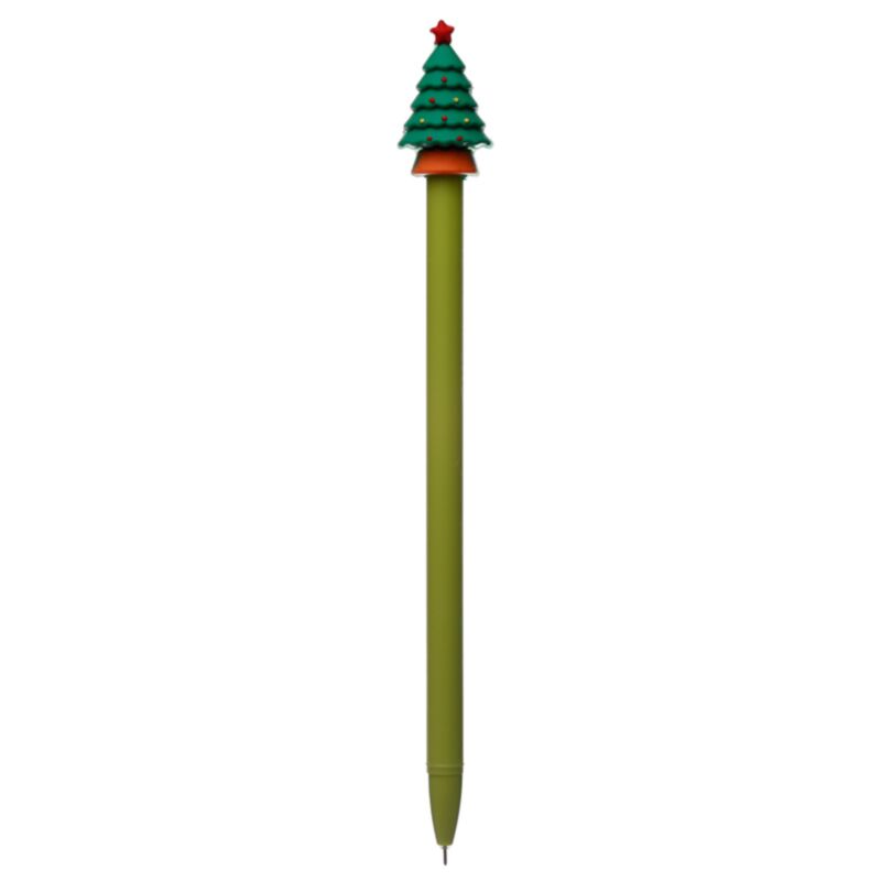 Festifs Amis de Noël Fine écrivain stylo - noir