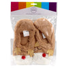 Reindeer Microwave Heatpack Slippers (Unisex One Taille)