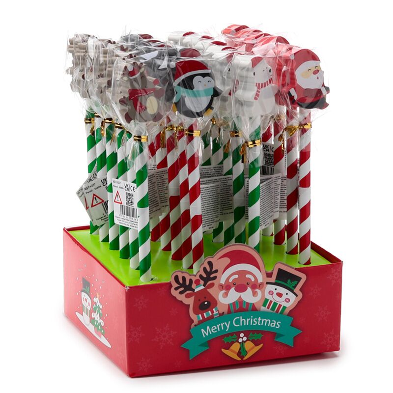 Figures de Noël - crayon de gomme