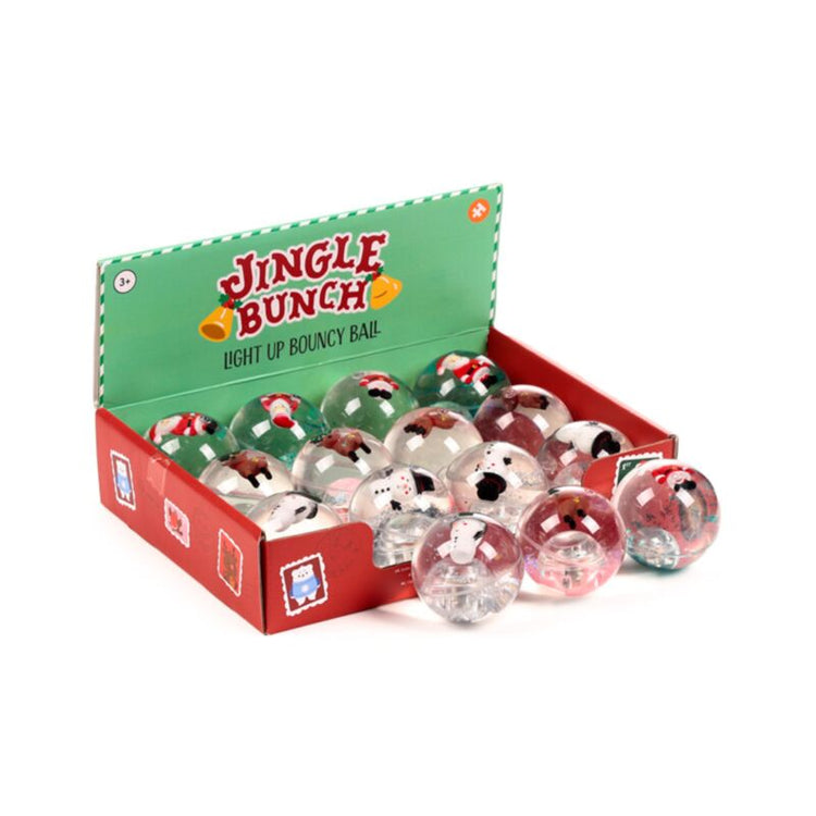Jingle Christmas High -Rise LED Flashy Bouncing Ball