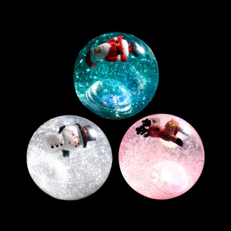 Jingle Christmas High -Rise LED Flashy Bouncing Ball
