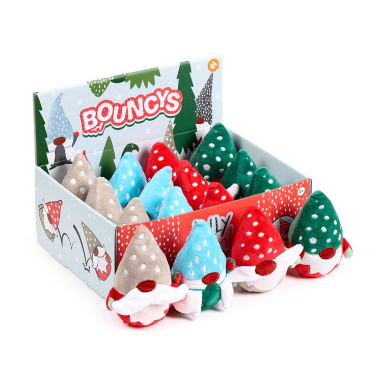 Balle rebondissante de gnome de Noël