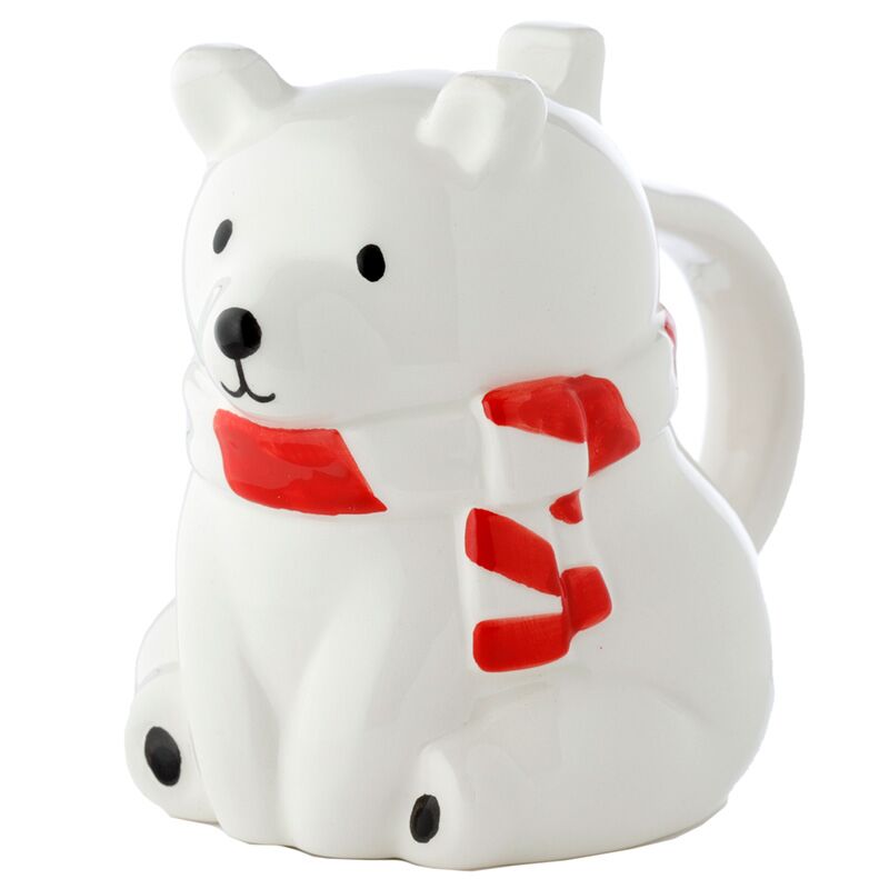 Pool Bear Ceramic Upside Down Mug 275 ml