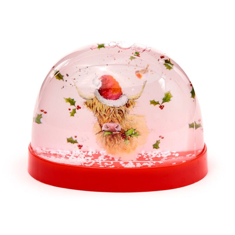 Noël Jan Pashley Highland Koe Large Snow Bol Snow Bol