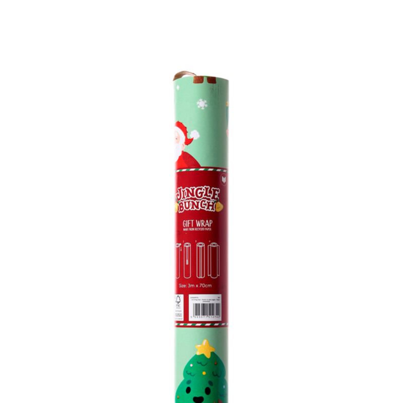 Christmas Jingle Bunch 3m Gift Tail Rol