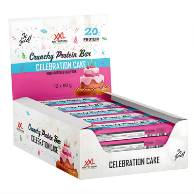 Gâteau de célébration barre protéinée croquante Xxl nutrition (12x 60g)