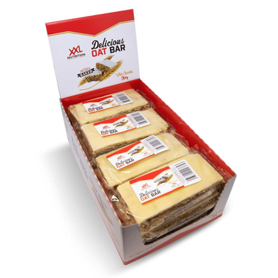 Barre d'avoine Xxl nutrition chocolat blanc cerise (12x 100g)