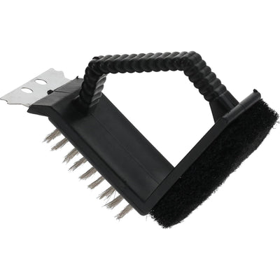 CampingMeister Barbecue 3in1 Brosse noire