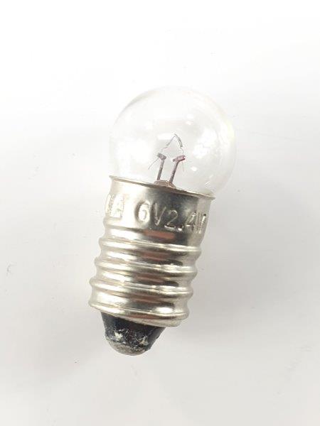 Bosma lampe 6V 2,4W E10 fil chacun