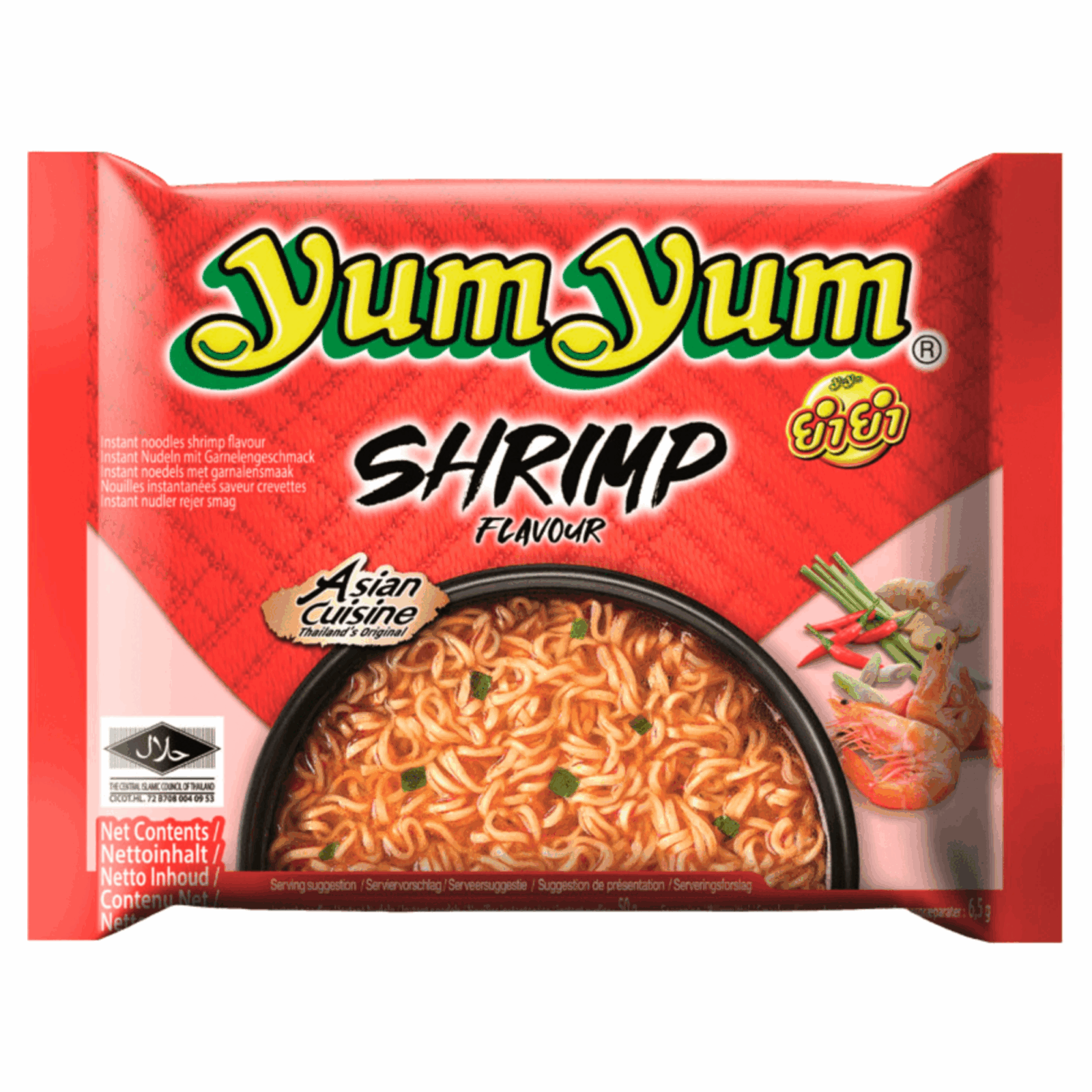 Miam miam nouilles aux crevettes (30x 60 gr)