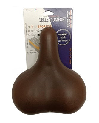 Selle Comfort Comfort Saddle Catana Brown Memory mousse