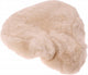 Tapis de selle en peau de mouton universel - beige