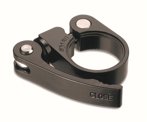 Pince de stylo de siège URSUS 31,8 mm avec levier. noir