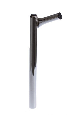 Tige de selle fixe 25,4 x 300 mm acier argenté