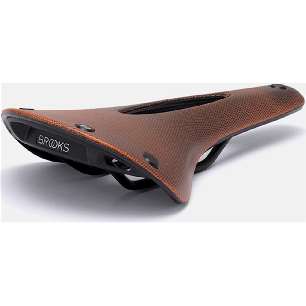 Brooks Saddle C17 Orange sculpté