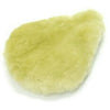 Tapis de selle en peau de mouton de qualité A univ. naturelle (super beige)