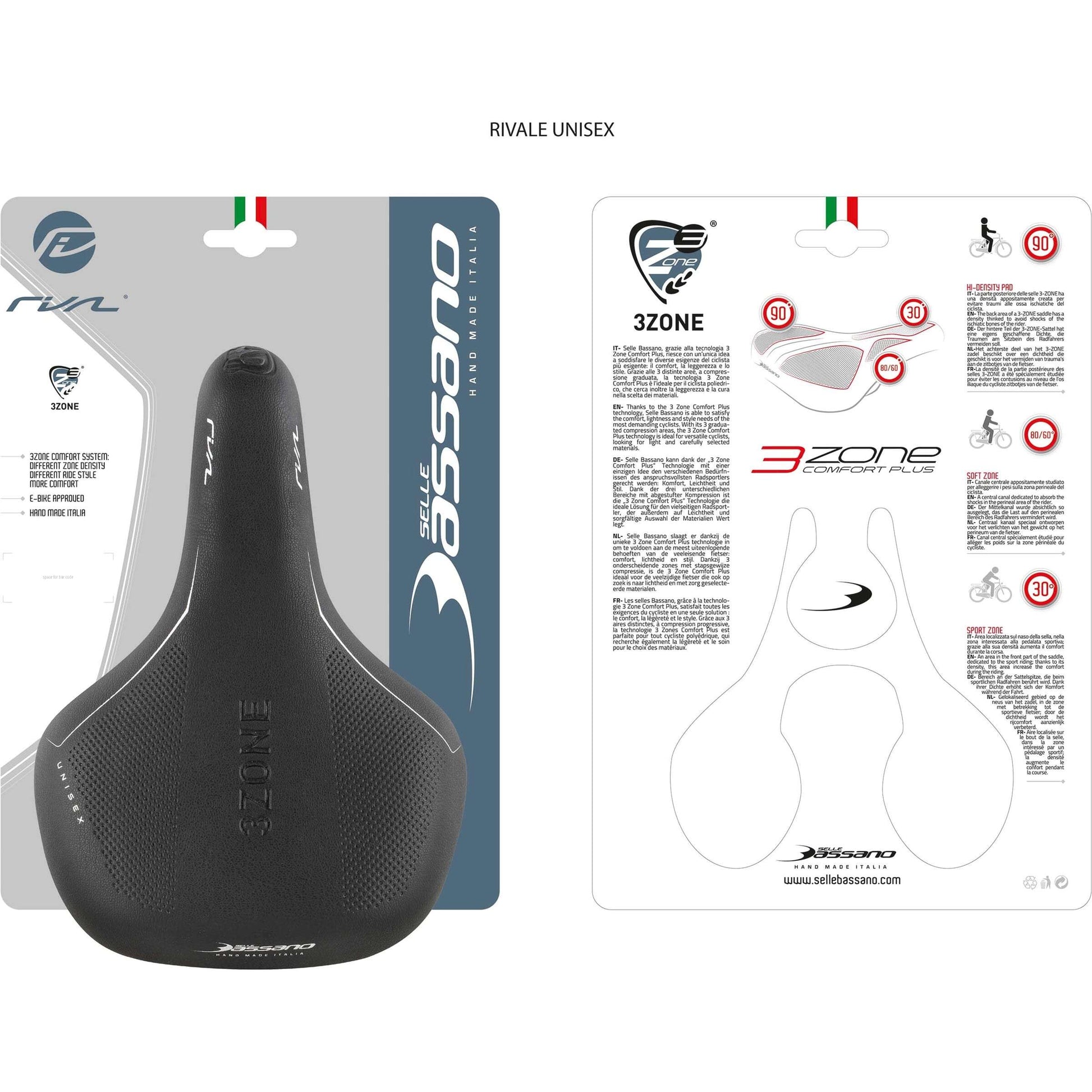 Selle SB Volare Rivale 3zone Uni Black