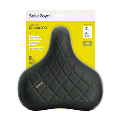 Soulle Royal Selle Saddle Cruiser détend xxl noir