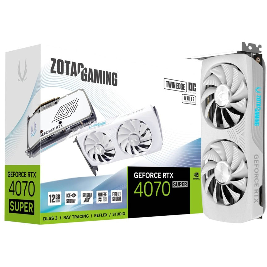ZOTAC GEFORCE RTX 4070 Super Twin OC White Edition