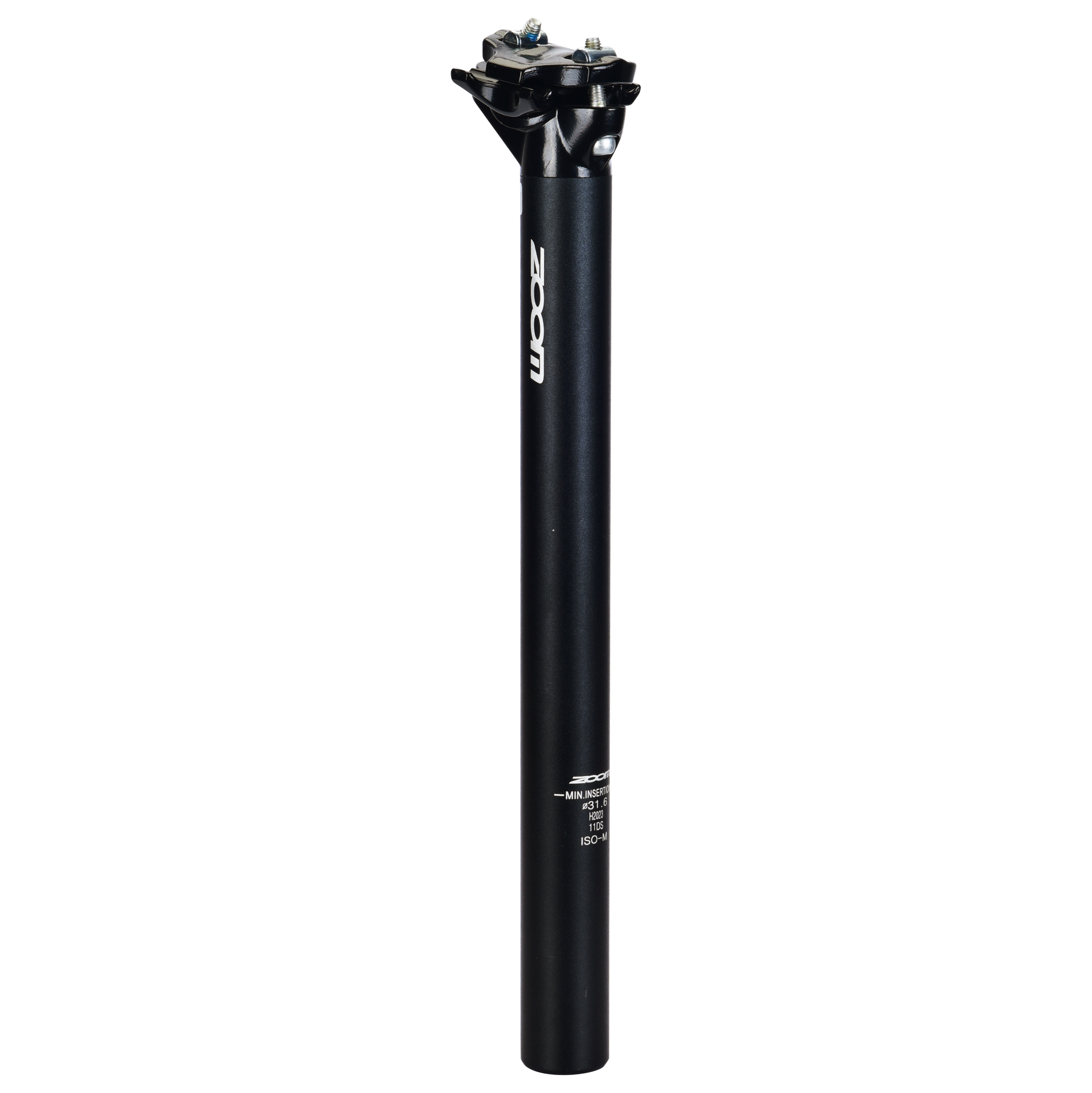 Zoom Poste de selle fixe ATB �30,9 350 mm 2 boulons noirs
