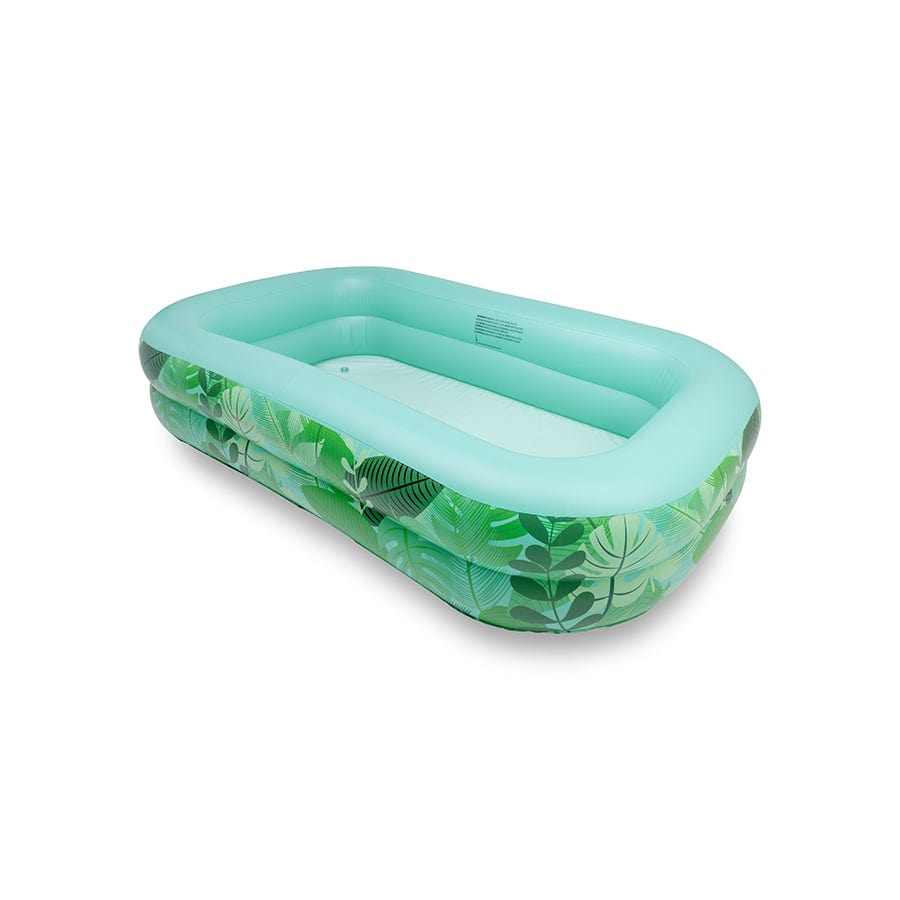 Rêve tropique | piscine gonflable verte 211 x 132 x 46 cm